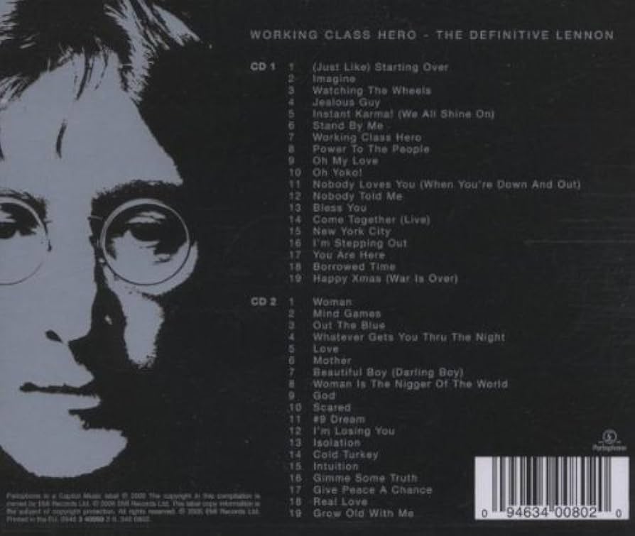 ジョンレノン John Lennon WORKING CLASS HERO Amazon.co.jp: Working Class Hero - The Definitive Lennon: ミュージック
